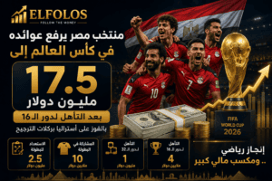 منتخب مصر يرفع عوائده من كأس العالم إلى 17.5 مليون دولار بعد التأهل لدور الـ١٦
