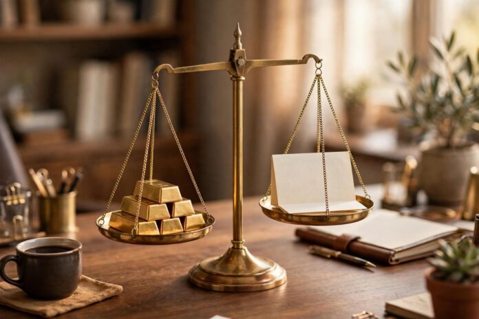 b1ever_oct13_e3 ميزان يقارن بين سبائك ذهبية وشهادة ادخار بنكية في مصر