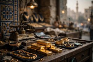 أسعار الذهب تتراجع ظهر الجمعة في مصر: عيار 21 يخسر 35 جنيهًا إلى 6310 والأوقية العالمية تهبط إلى 3980 دولارًا