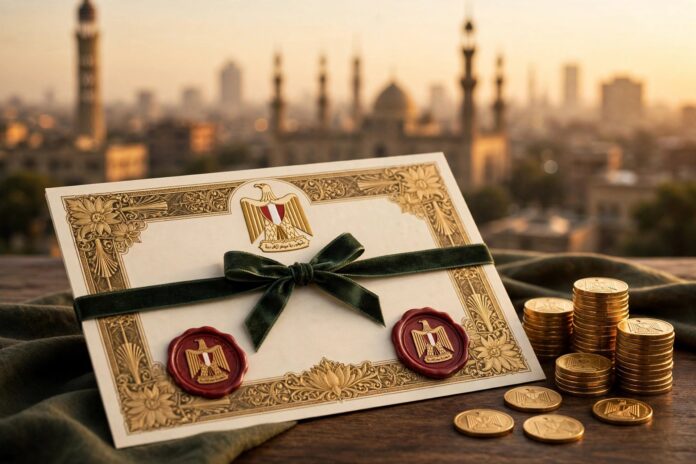 صورة توضيحية عن أذون الخزانة والسندات الحكومية في مصر 2026