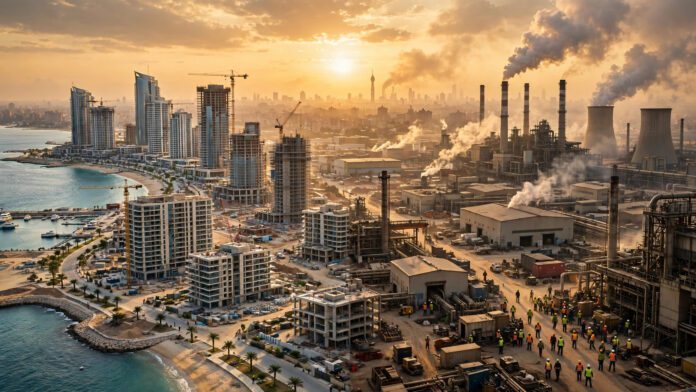 مدن ساحلية وأبراج سكنية في مواجهة مصانع ومناطق صناعية في مصر