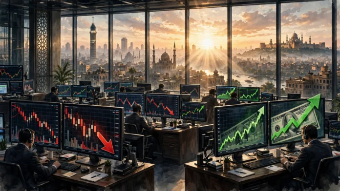 الدولار يرتفع والبورصة المصرية تتراجع في مستهل تعاملات الأحد