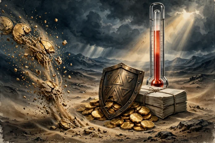 عملات ذهبية تتآكل أمام مقياس التضخم المرتفع