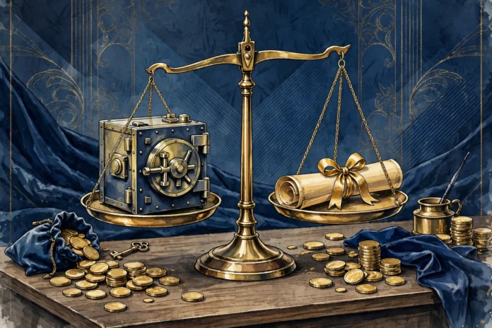 ميزان يقارن بين الودائع البنكية وشهادات الادخار